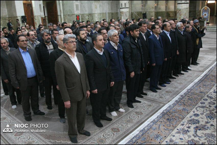 تجدید بیعت جمعی از مدیران و کارکنان صنعت نفت با آرمان های امام خمینی « ره »