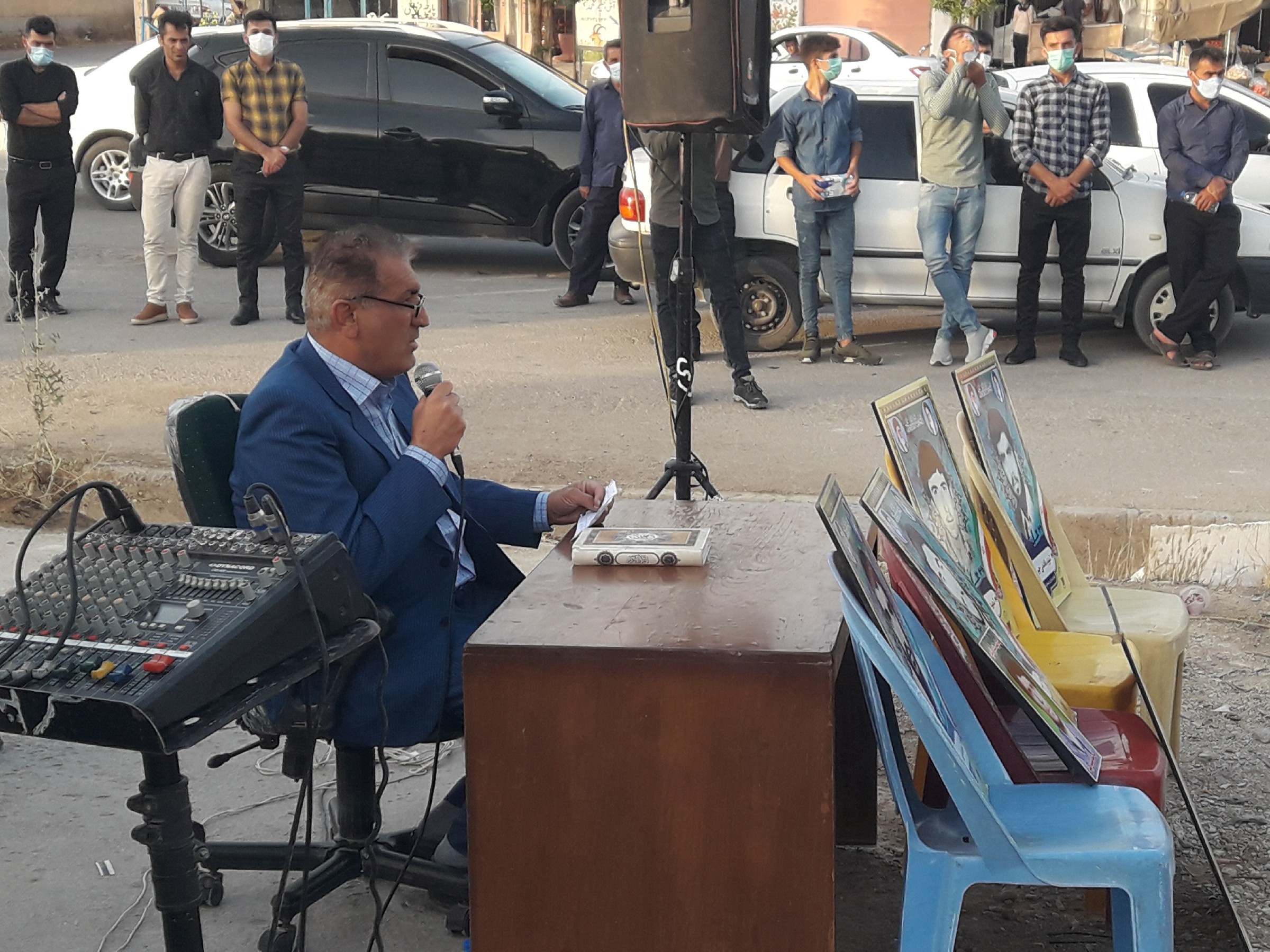افتتاحیه و تجمیع ستادهای مردمی آیت الله رئیسی در شهرستان بهمئی + عکس