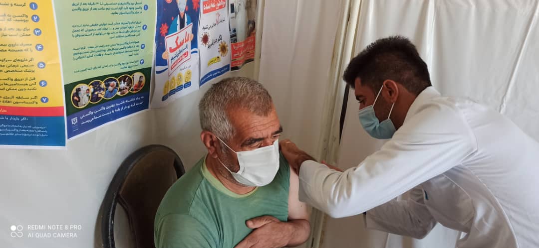 ؛آغاز تزریق واکسن کوو ایران برکت در شهرستان بهمئی