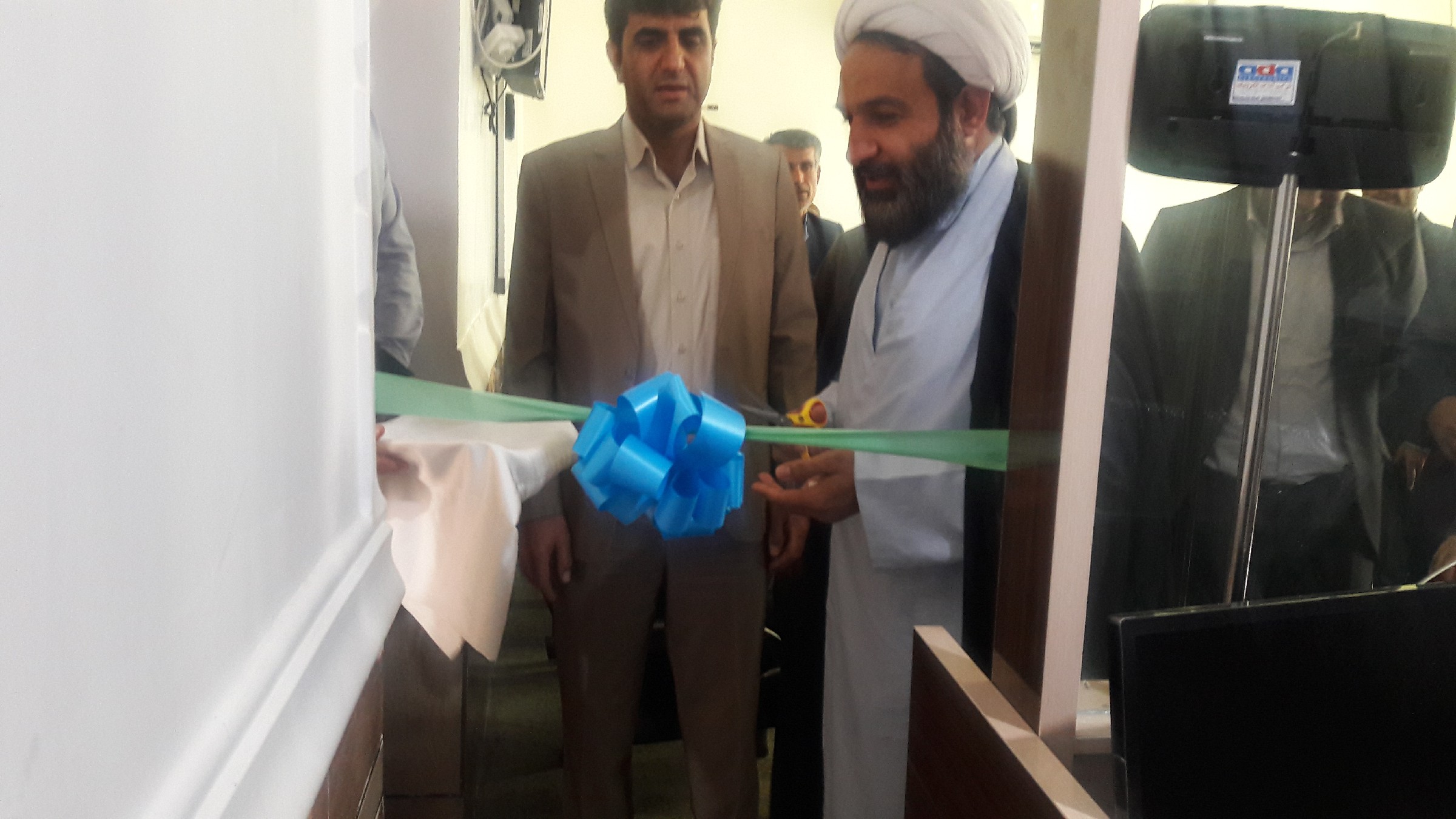 افتتاح دفترخدمات الکترونیک قضایی در شهرستان بهمیی 