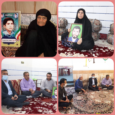 سه شنبه های تکریم ودیدار با خانوادهای شهداء درشهرستان بهمئی