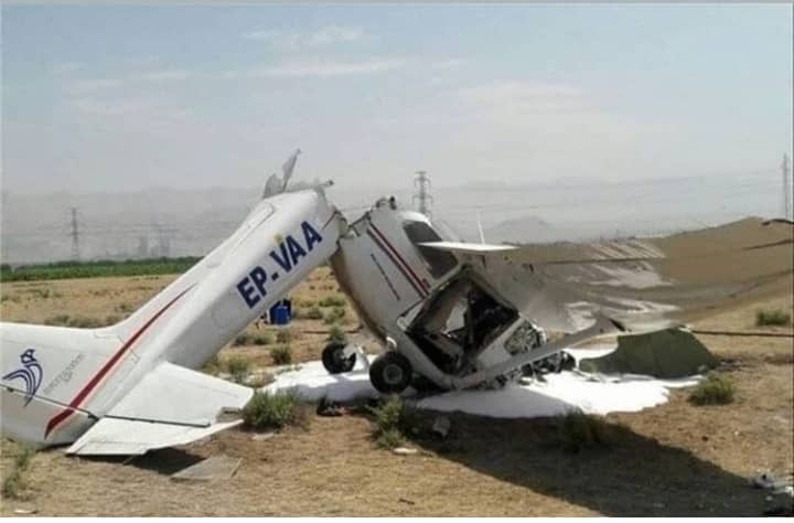 یک فروندهواپیمای آموزشی درخراسان شمالی سقوط کرد